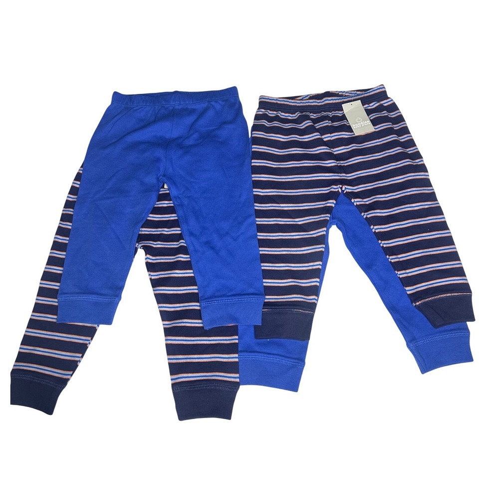 Bundles Baby Place 4 Infant Baby Boy Pants Size 9 -‎ 12 Months Blue NWT